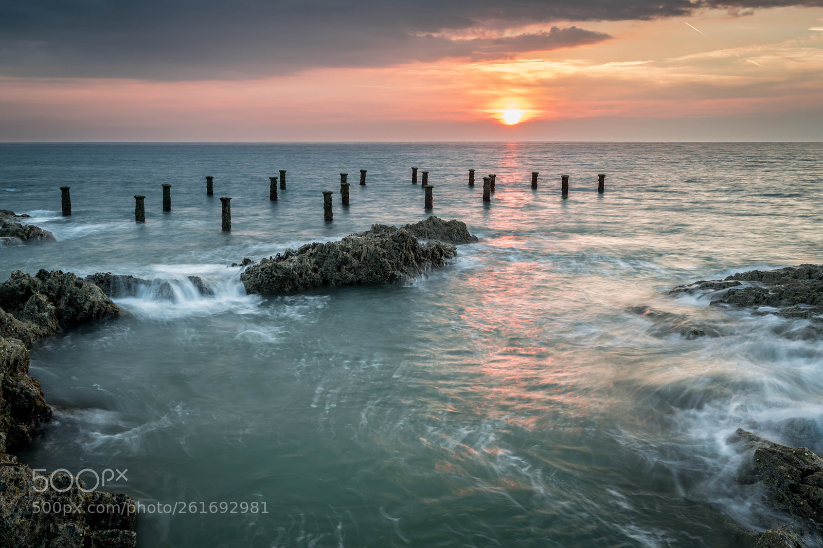 Nikon D3300 sample photo. Old pier stumps photography