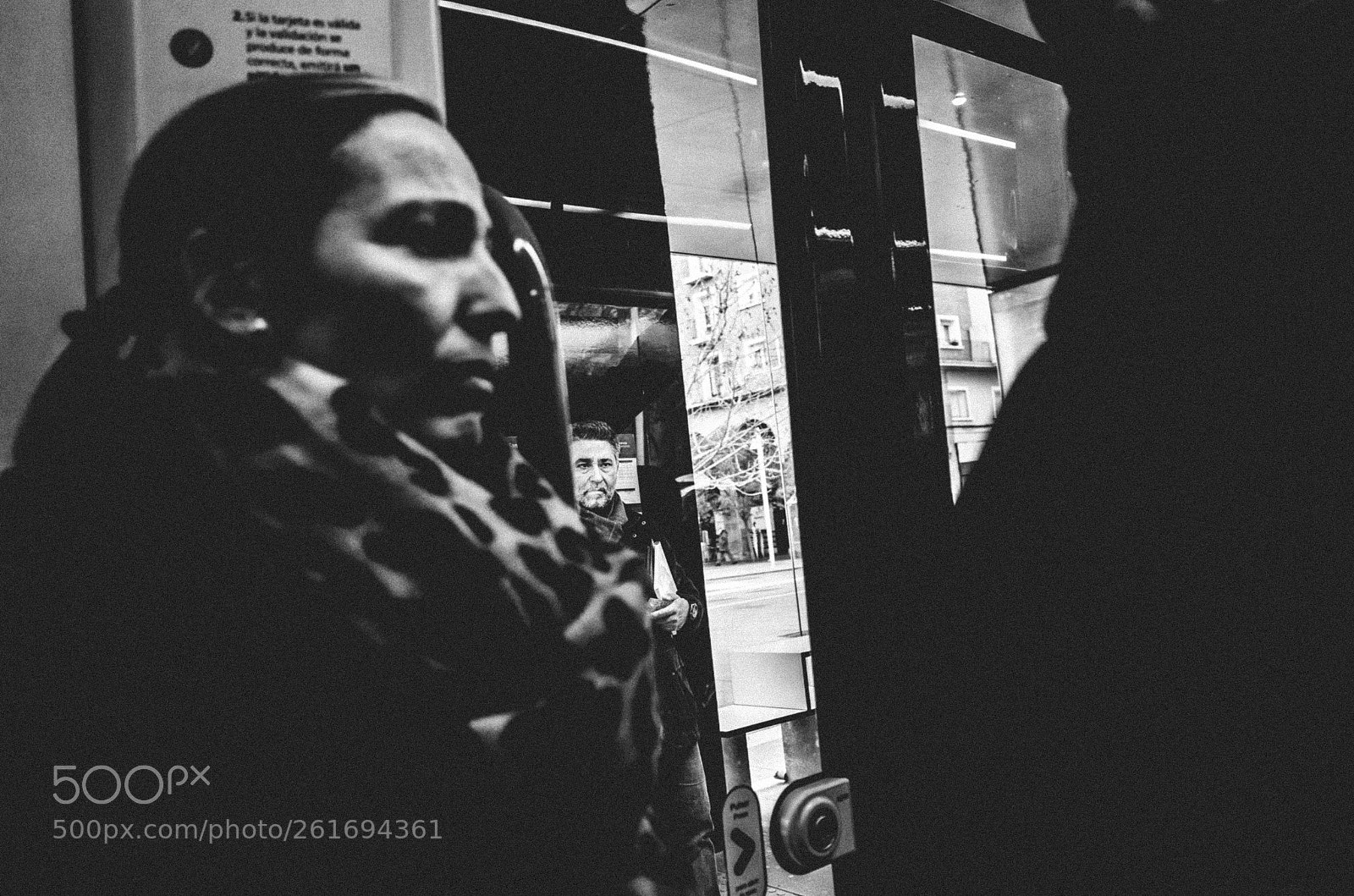 Ricoh GR II sample photo. Tram people photography
