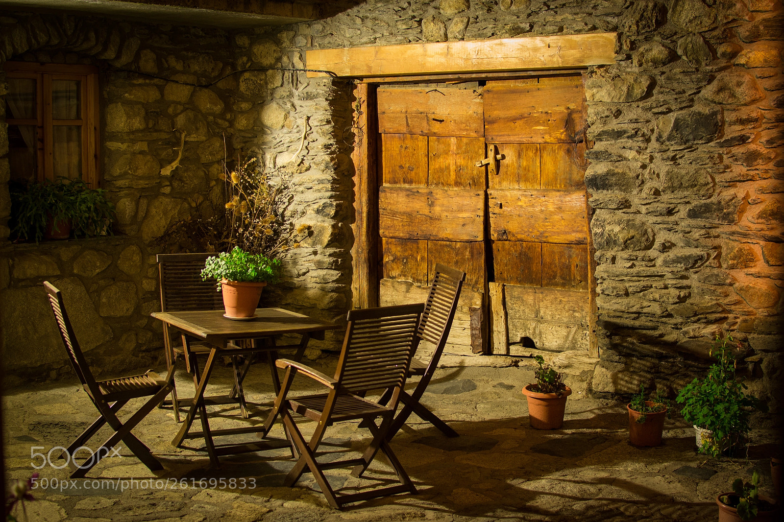 Nikon D3100 sample photo. Cottage patio photography