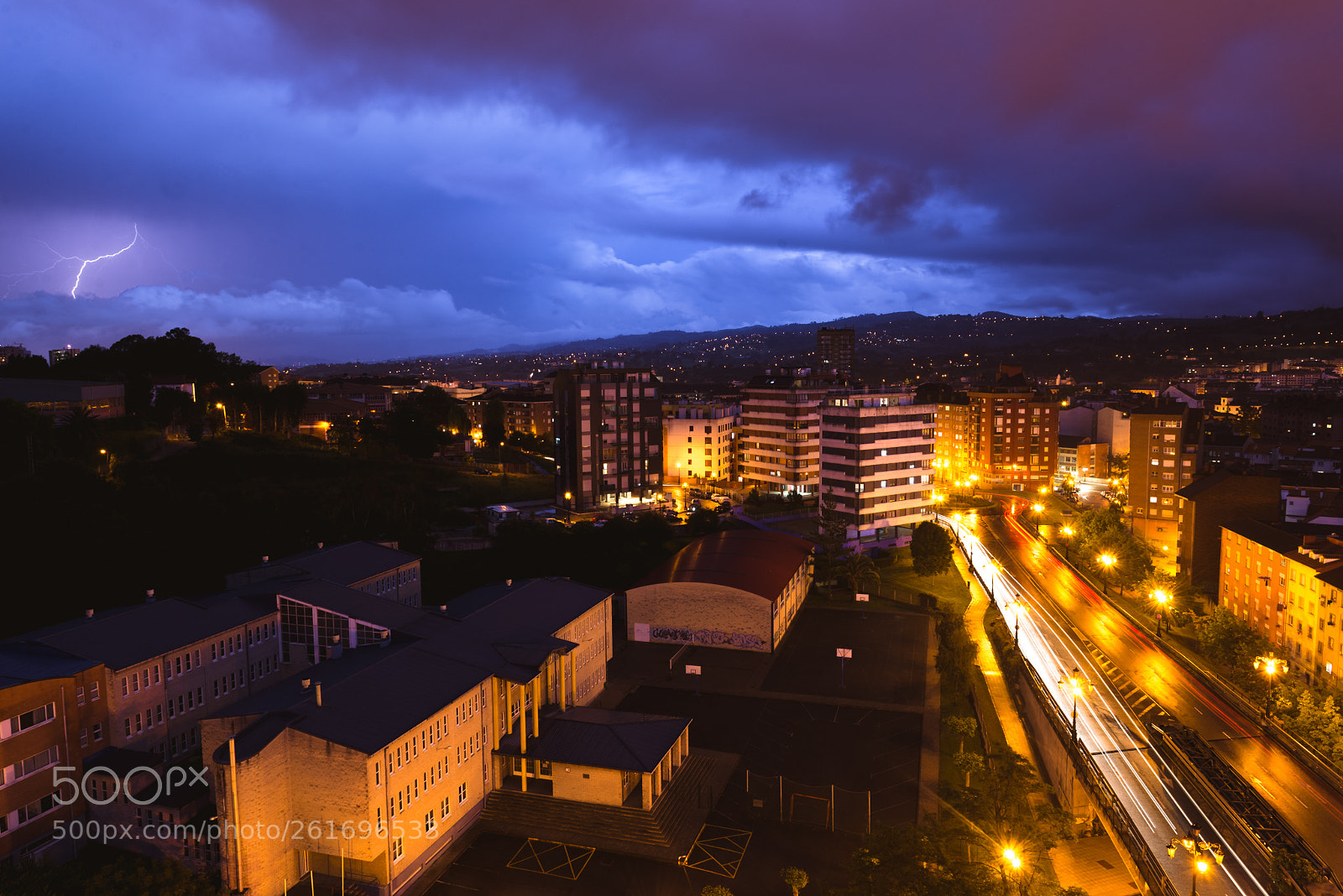 Nikon D610 sample photo. Storm over the city photography