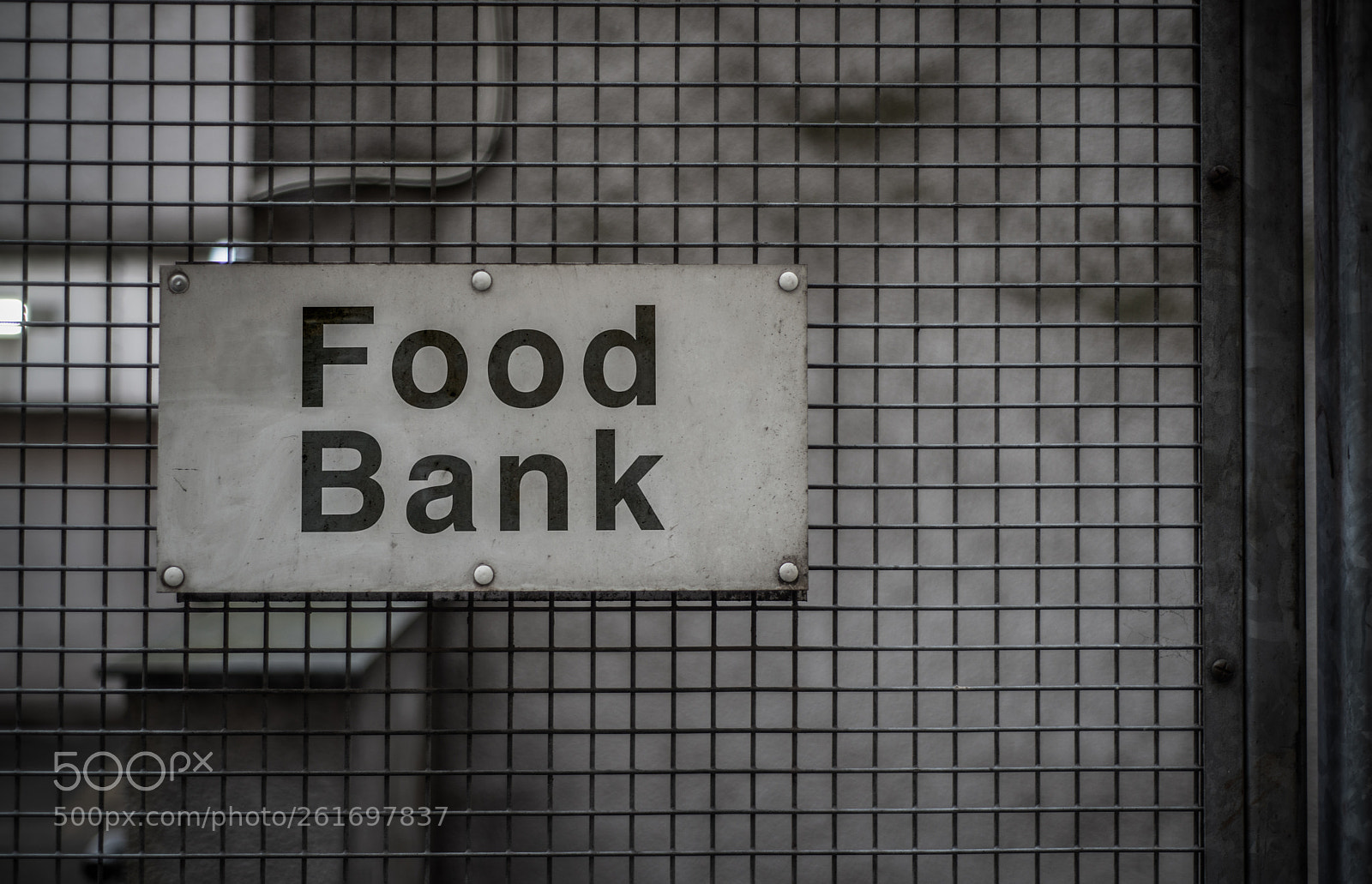 Nikon D800 sample photo. Food bank sign photography