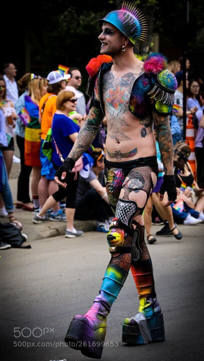 Canon EOS 6D sample photo. Street pride parade photography