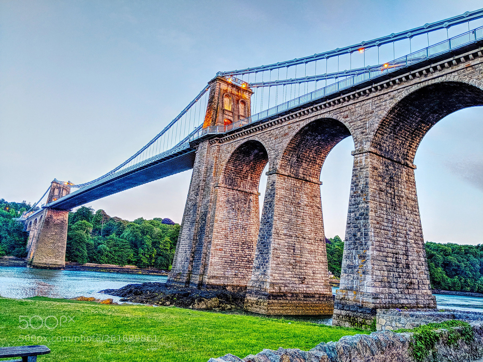 Google Pixel 2 sample photo. The menai bridge photography
