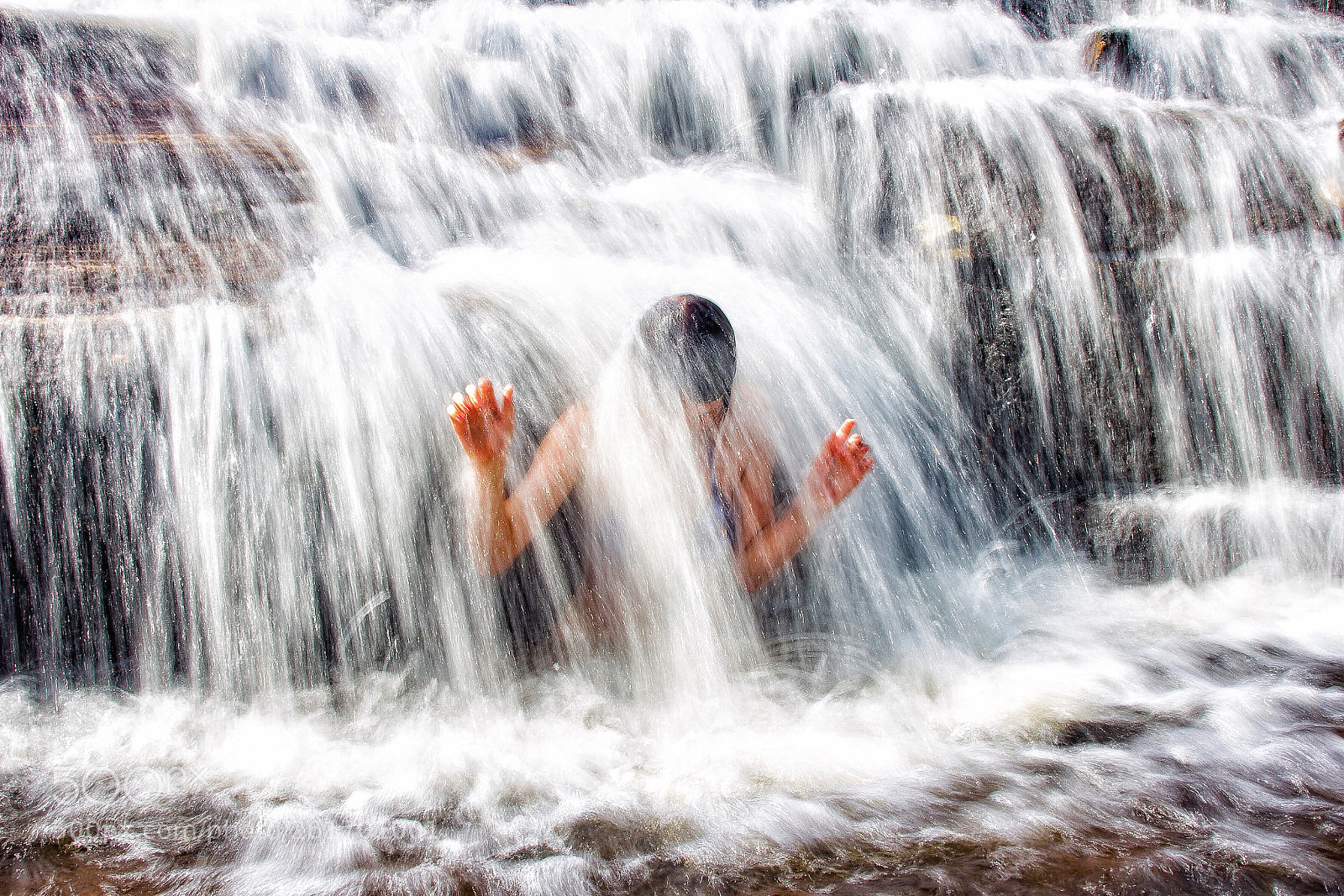 Canon EOS 60D sample photo. Waterfall shower photography