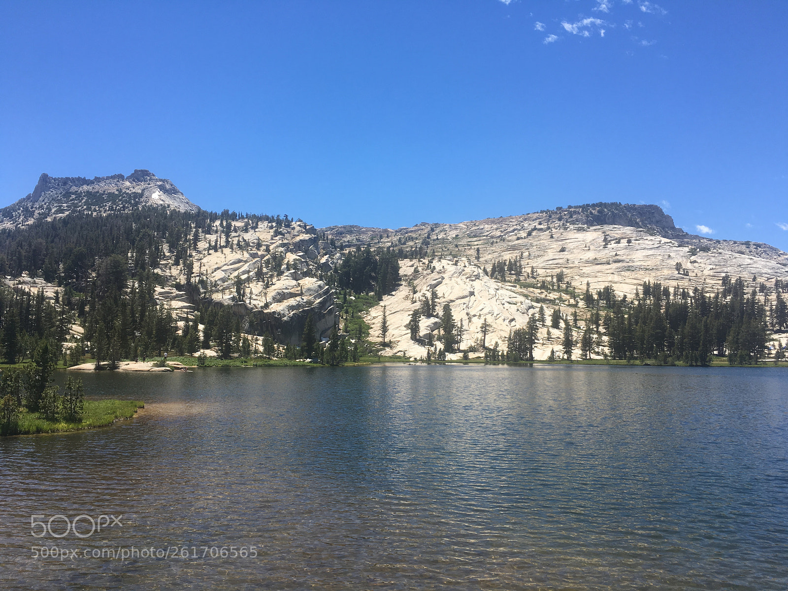 Apple iPhone 6s sample photo. Lower cathedral lake, yosemite photography