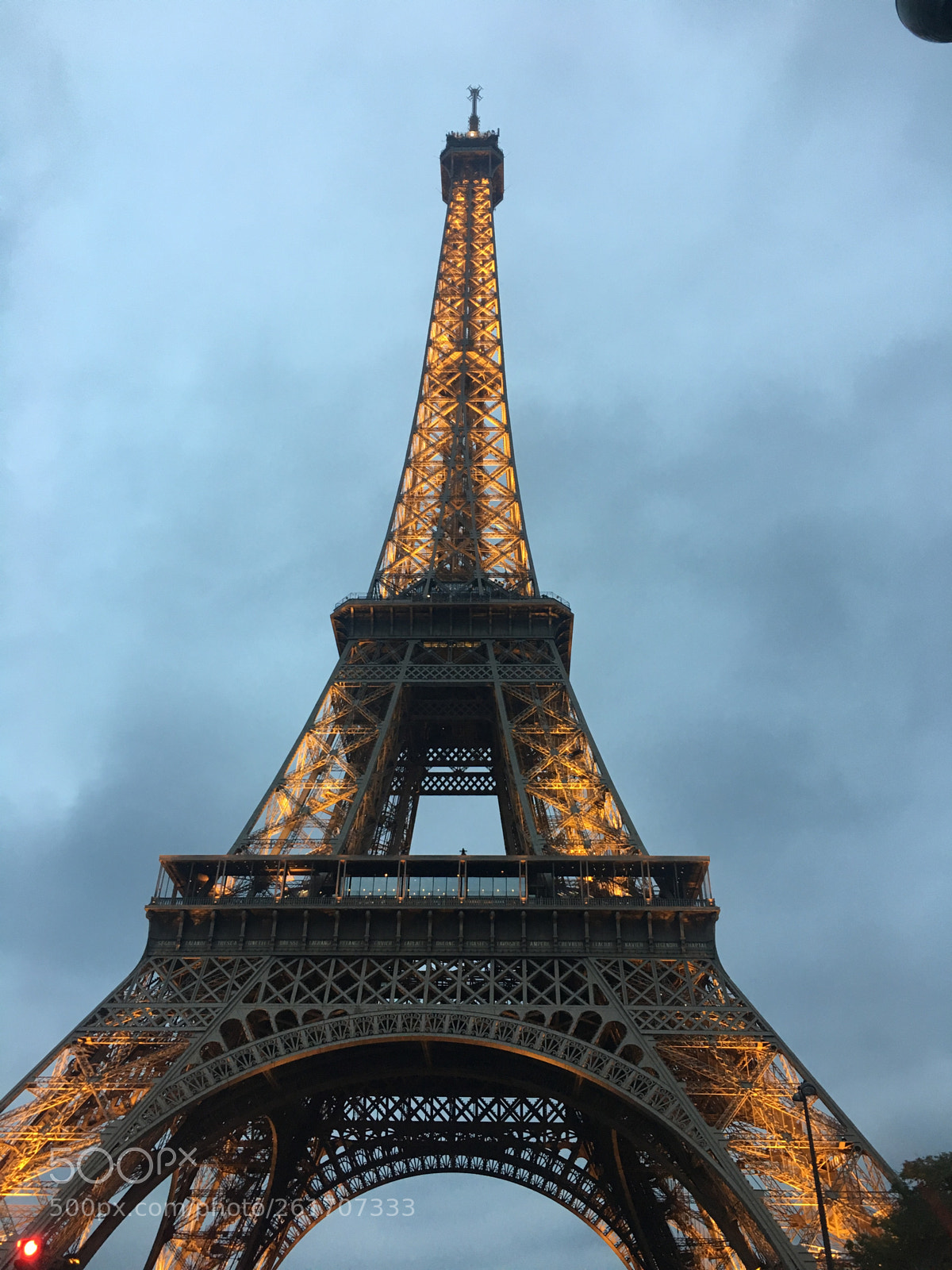 Apple iPhone 6s sample photo. Eiffel tower lights on photography