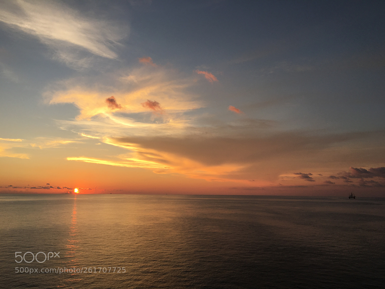 Apple iPhone 6s sample photo. Sunset on gulf of photography