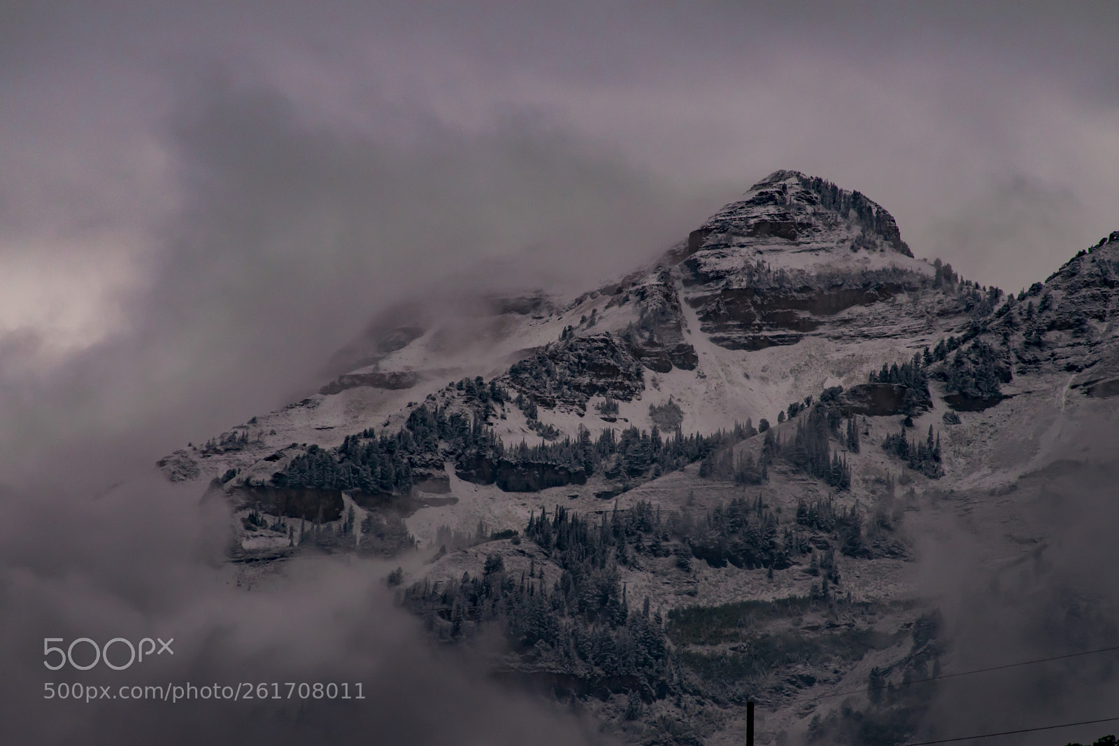 Nikon D5300 sample photo. Cloudy mountains photography