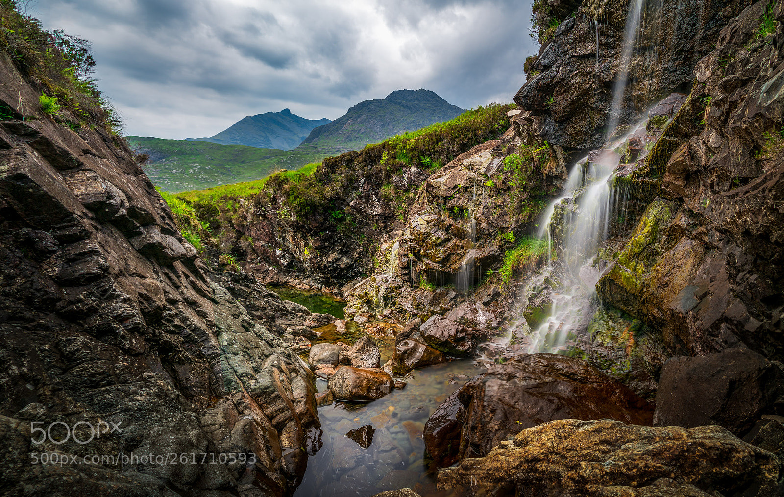 Sony a7R II sample photo. Camasunary falls photography