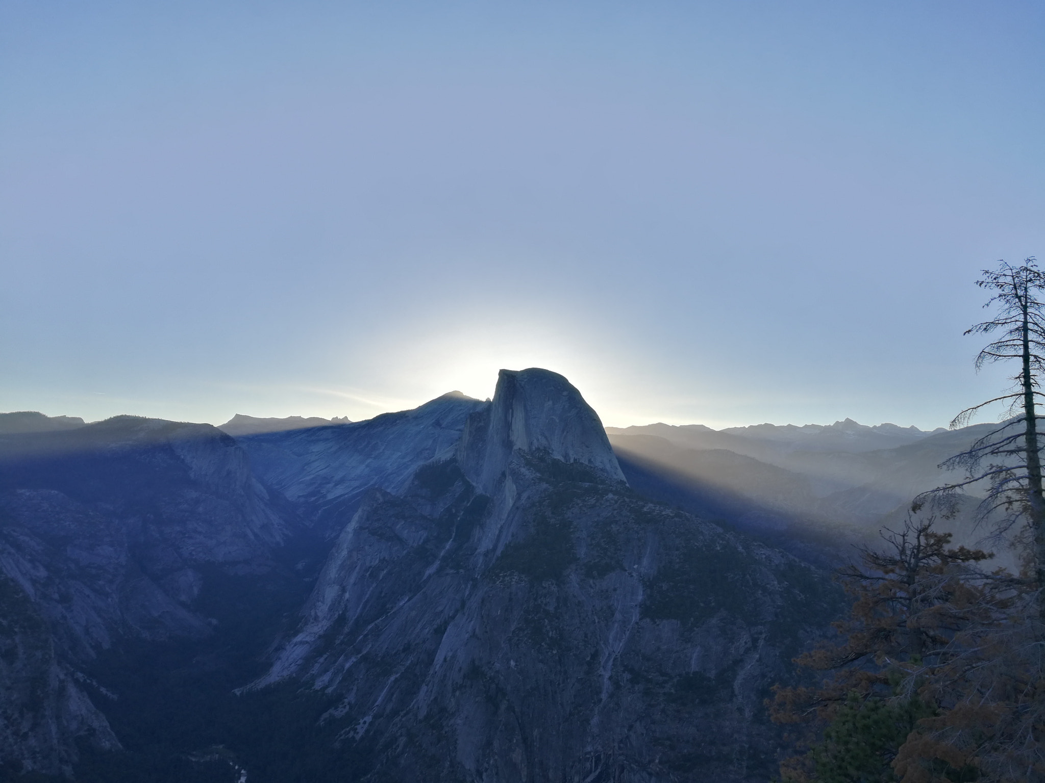 HUAWEI Honor 8 sample photo. Sunrise @ glacier point photography
