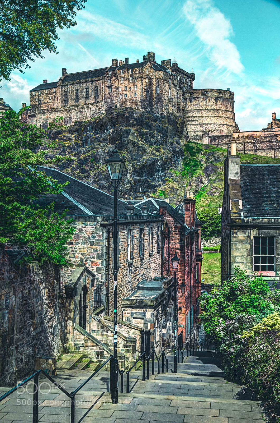 Canon EOS 60D sample photo. Edinburgh's castle photography