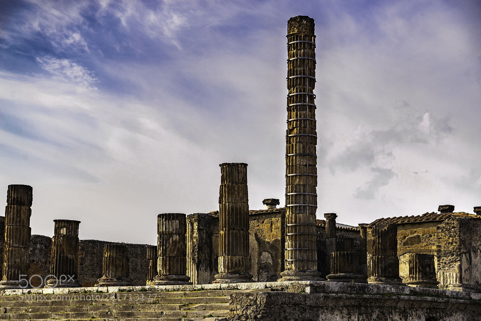 Nikon D610 sample photo. Temple of jupiter photography