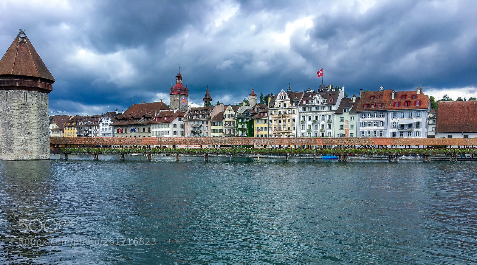 Apple iPhone 6s sample photo. Kapellbrücke photography