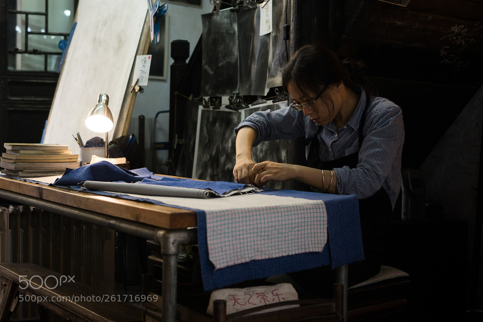 Sony a7 sample photo. Focus on her work photography