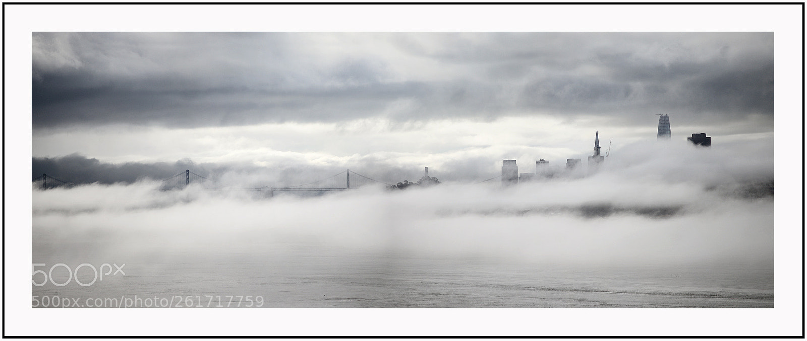 Nikon Df sample photo. Wide foggy sf smaller photography