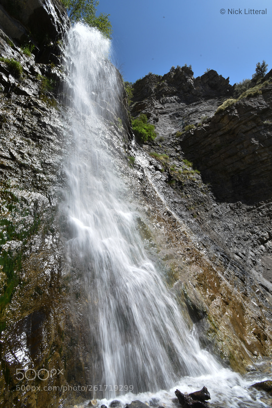 Nikon D3400 sample photo. Under the falls photography
