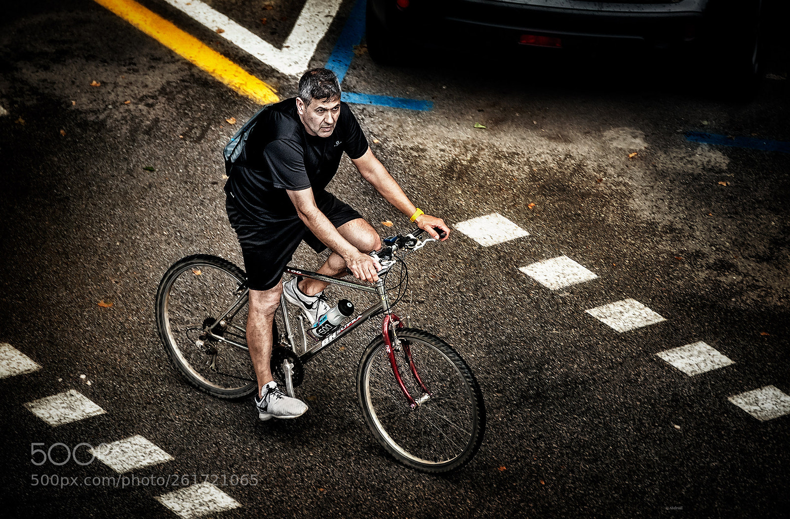 Nikon D700 sample photo. Cyclist photography