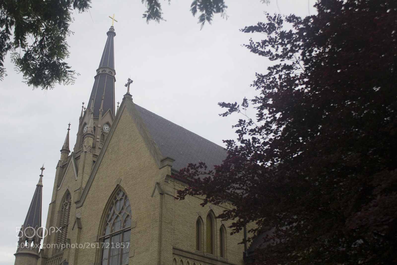 Canon EOS 1200D (EOS Rebel T5 / EOS Kiss X70 / EOS Hi) sample photo. Steeples and branches. photography