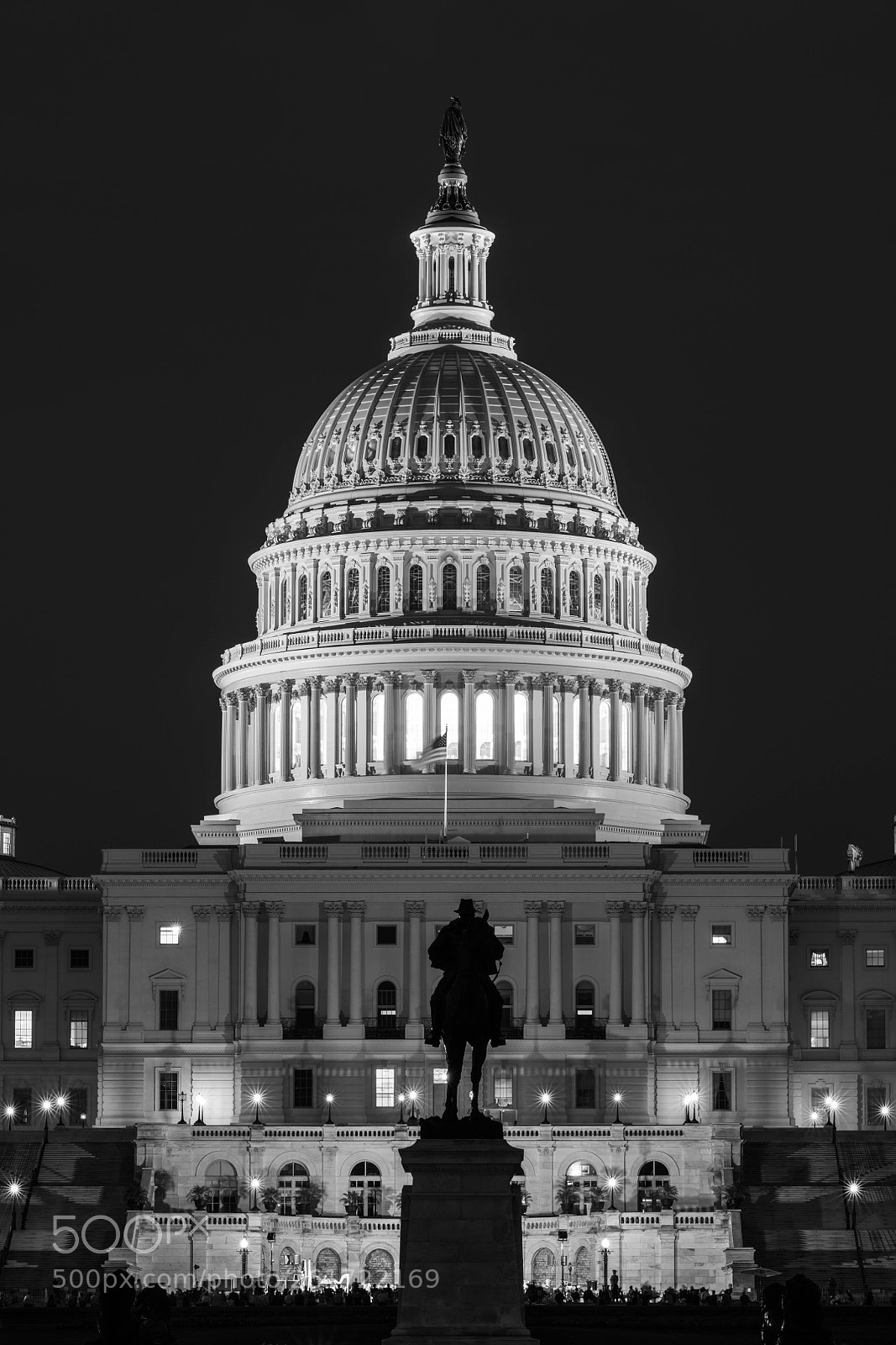 Nikon D850 sample photo. Capitol at dusk photography