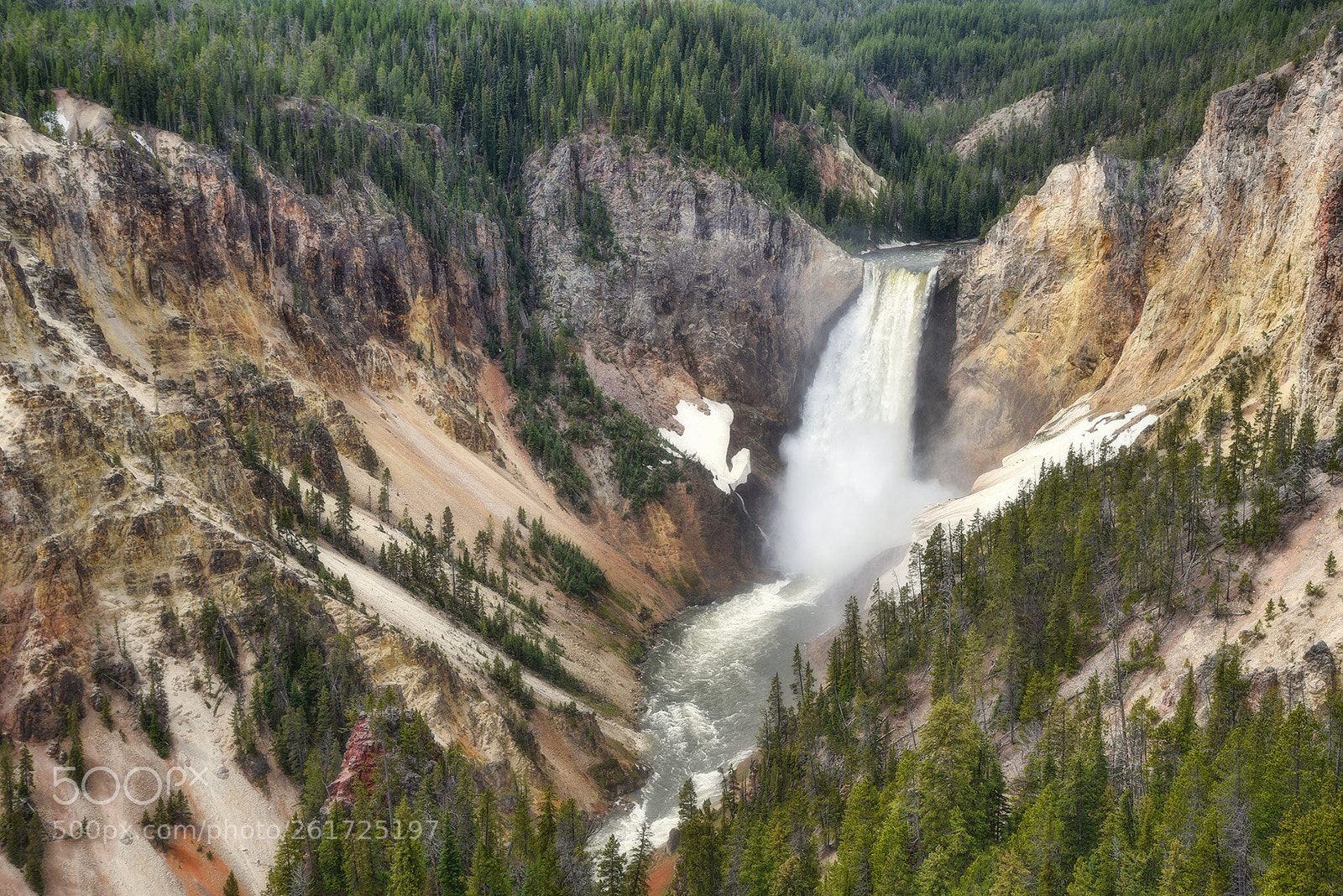 Nikon D750 sample photo. Yellowstone falls photography