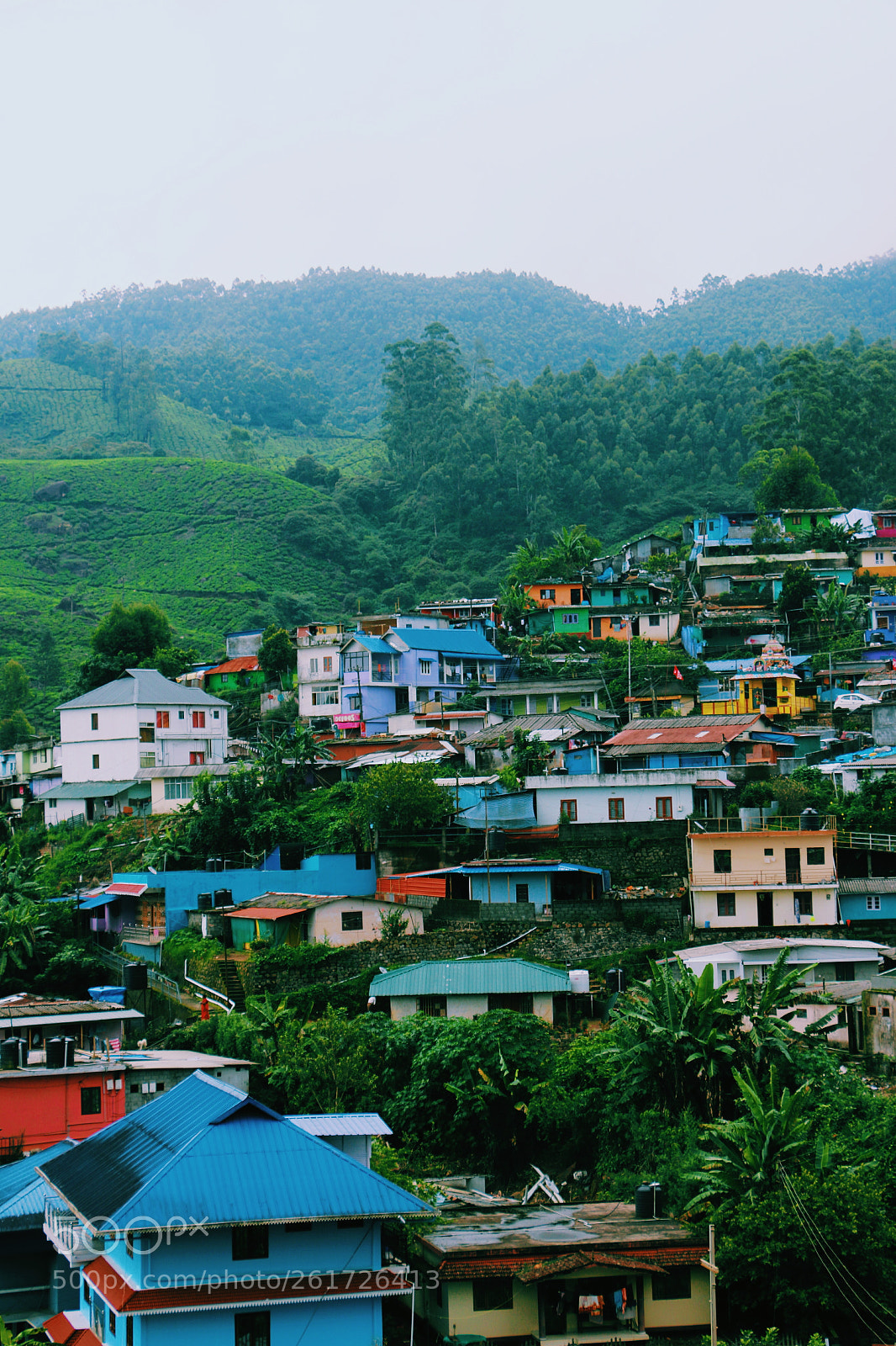 Canon EOS 70D sample photo. Munnar town photography