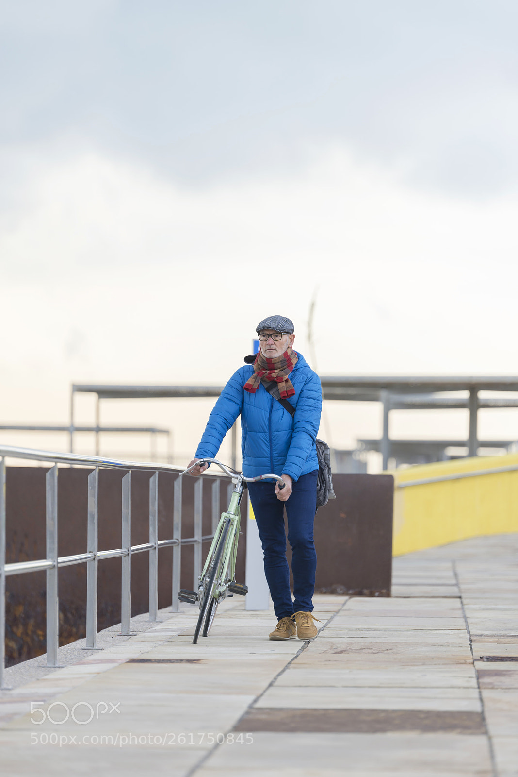 Nikon D610 sample photo. Portrait senior man walking photography