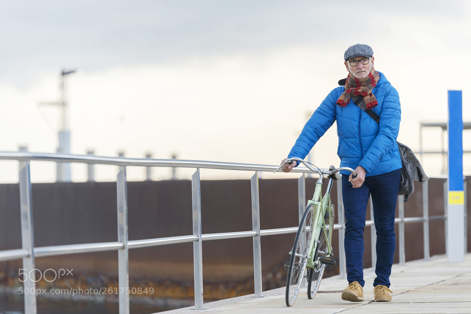 Nikon D610 sample photo. Portrait senior man walking photography
