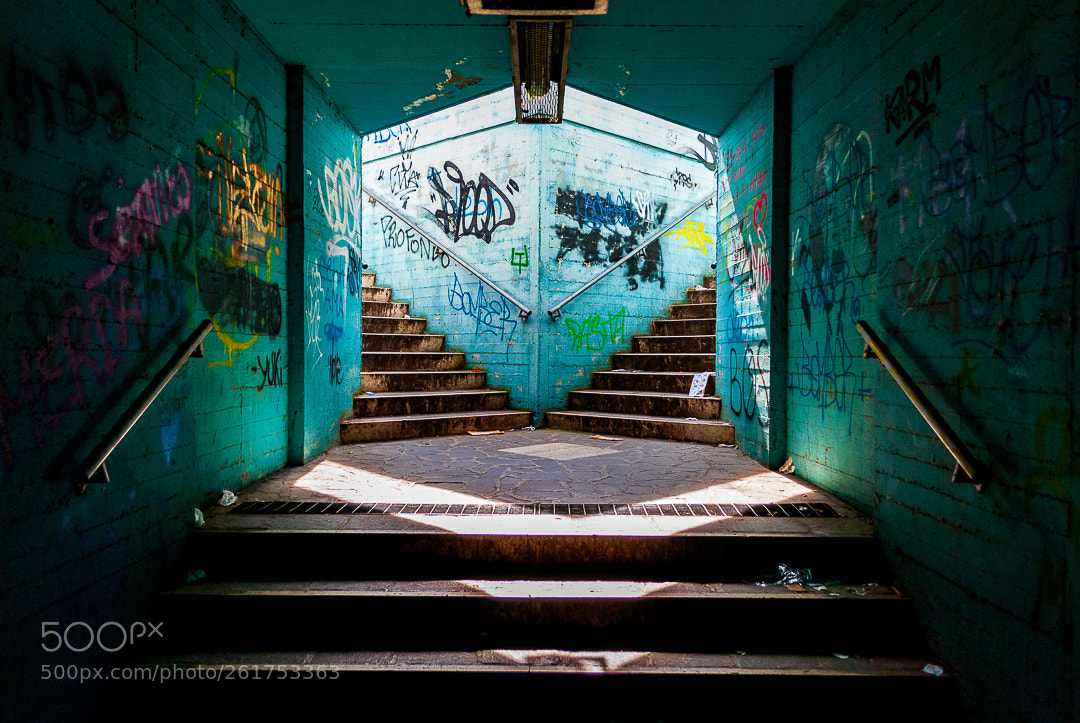 Nikon D3000 sample photo. Downstairs photography