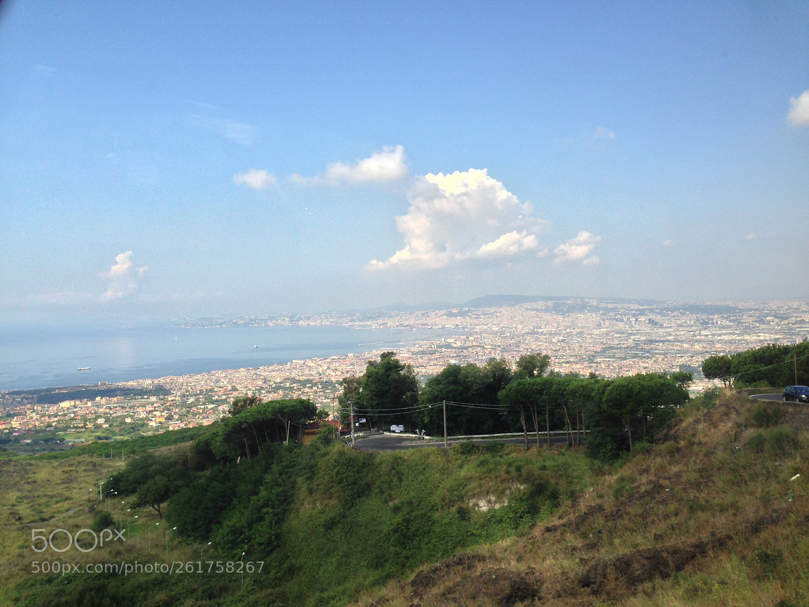 Apple iPhone 5c sample photo. Bay of naples 
 photography