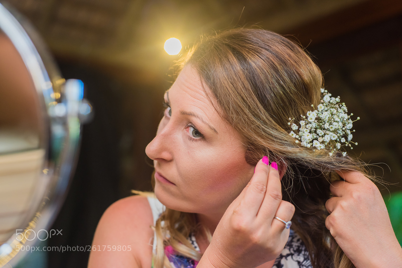 Nikon D810 sample photo. Bride getting ready photography
