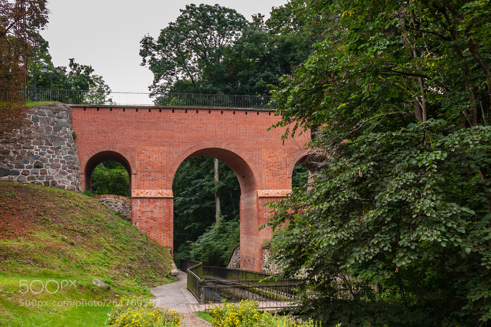 Canon EOS 40D sample photo. Old red brick bridge photography