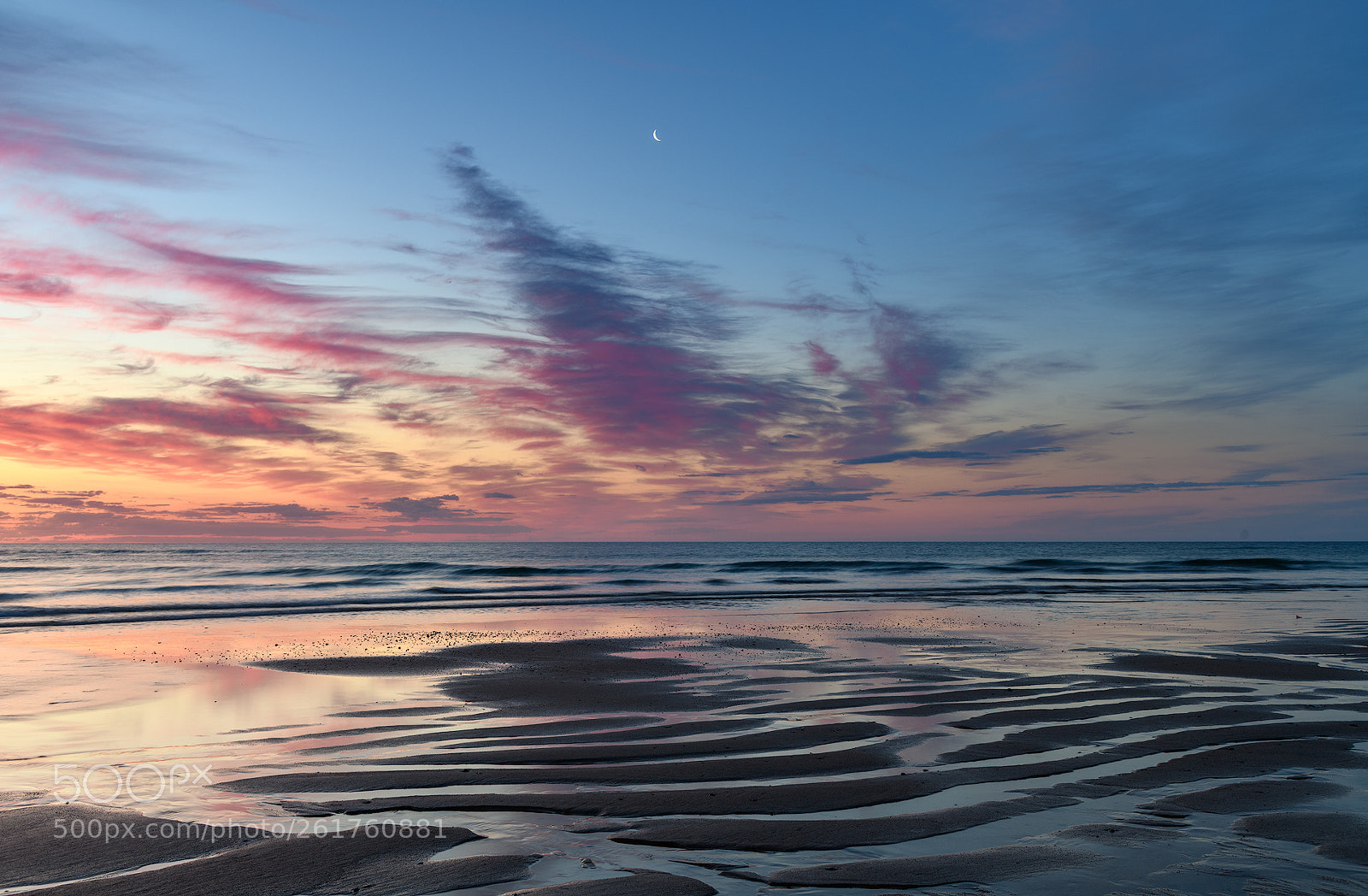 Nikon D850 sample photo. Sunrise at low tide photography