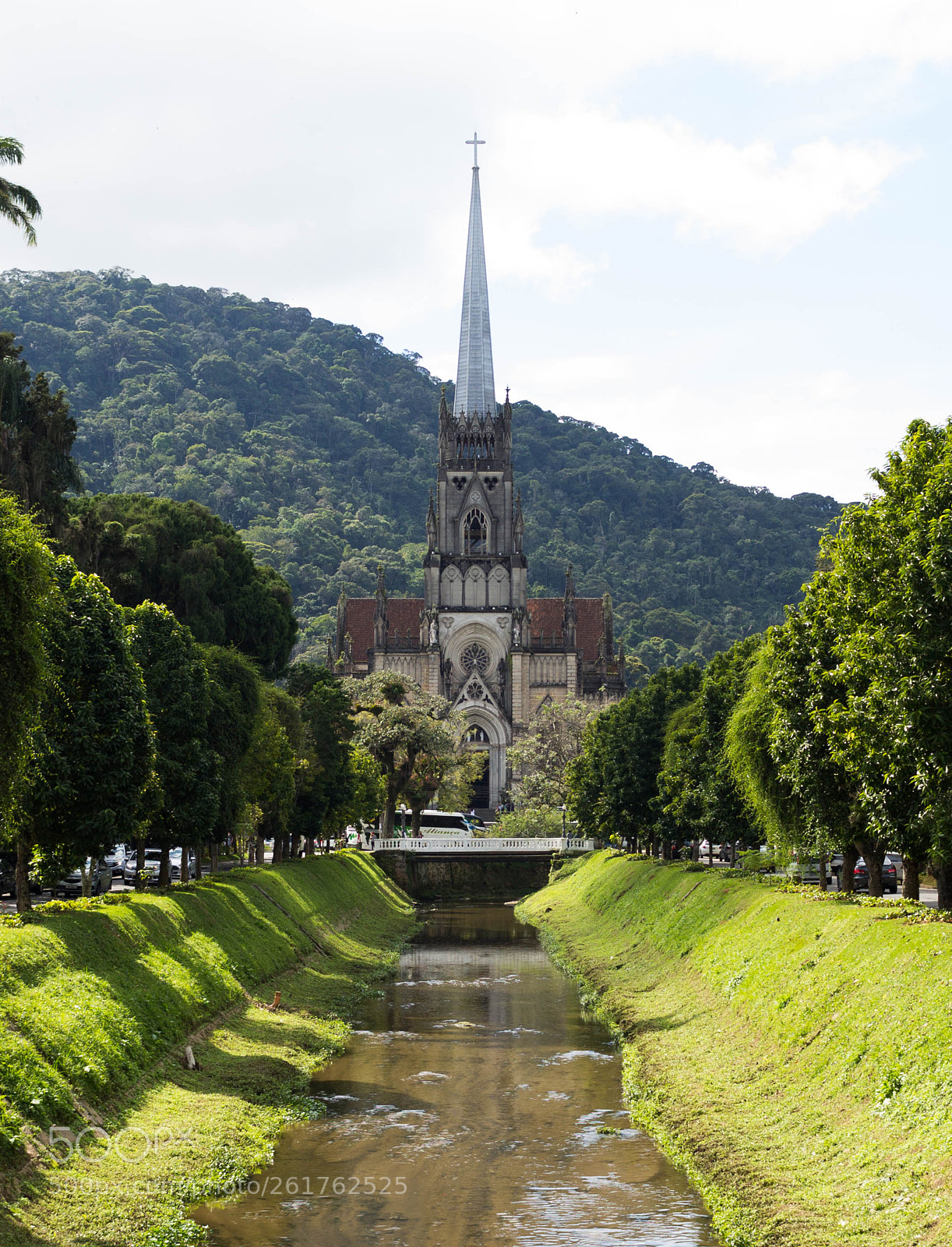 Canon EOS 60D sample photo. River towards the church photography