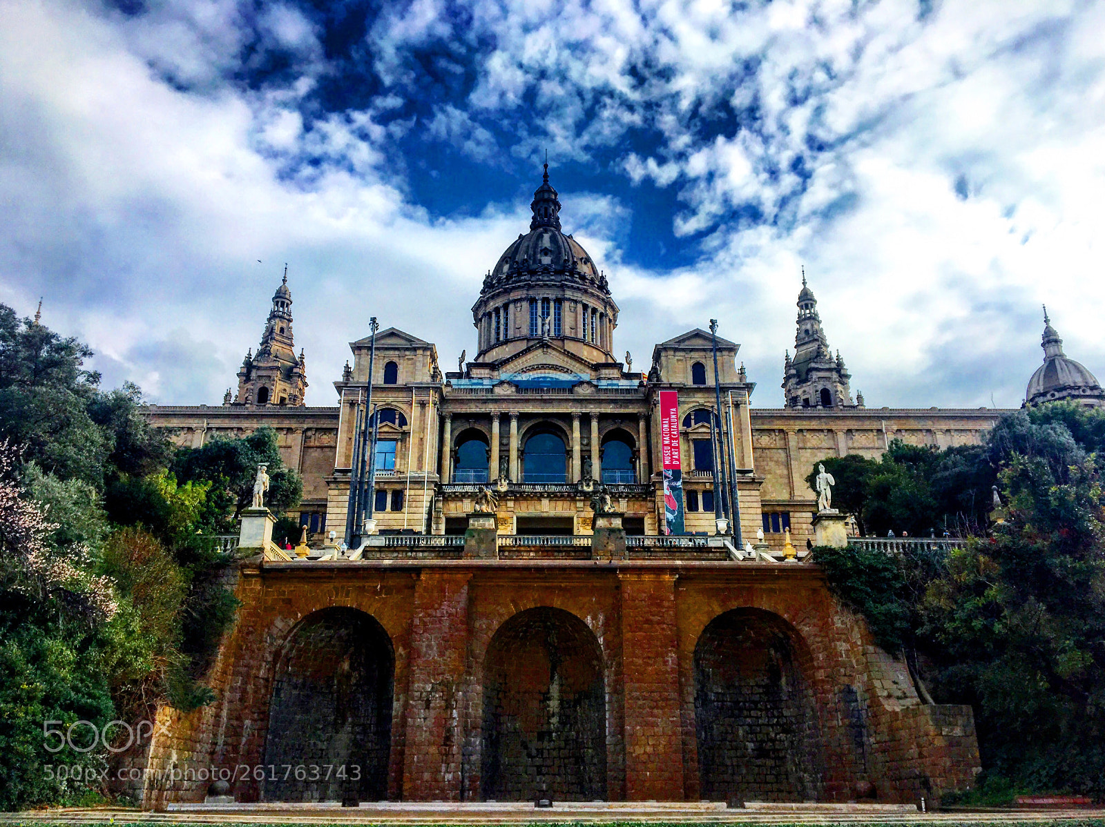 Apple iPhone 6s sample photo. Palau nacional photography