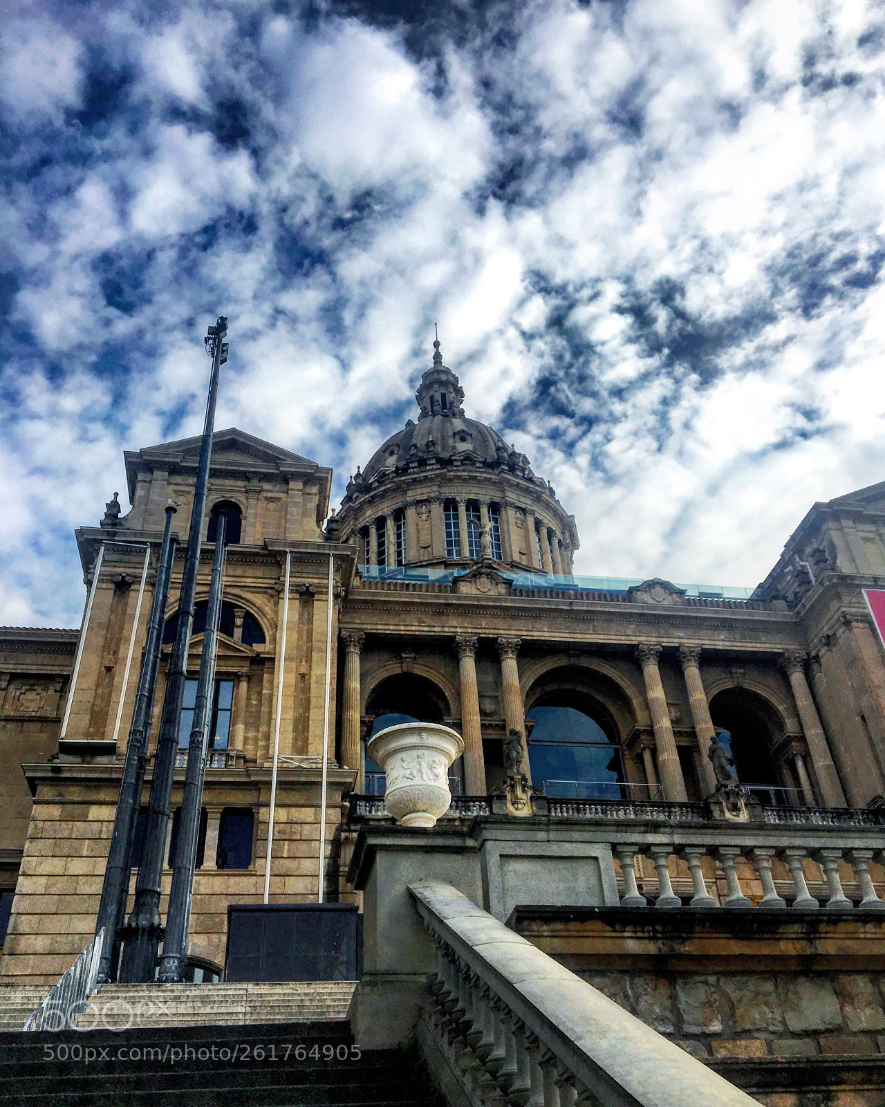 Apple iPhone 6s sample photo. Palau nacional photography