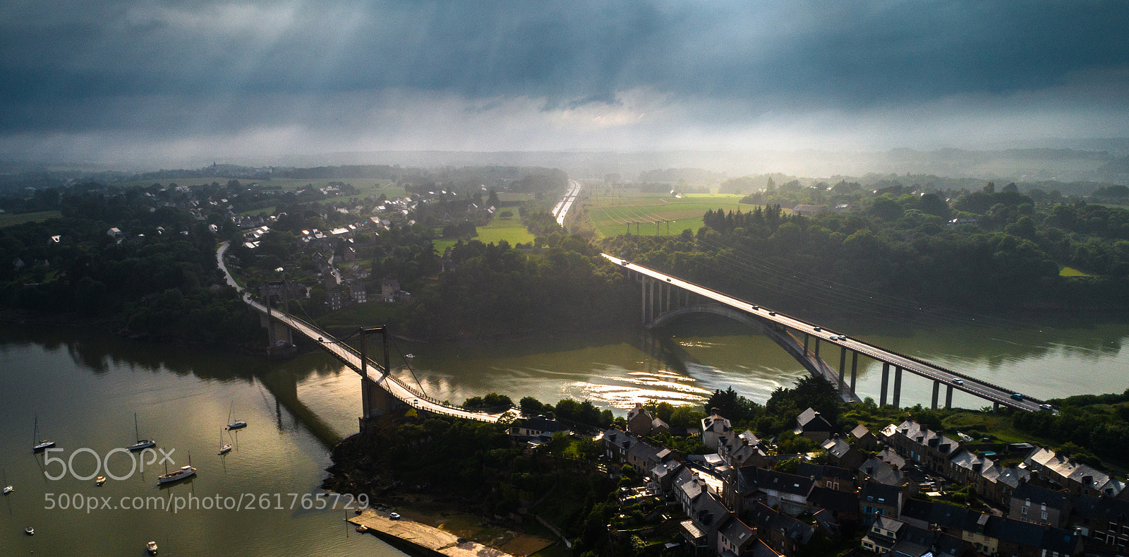 DJI FC6310 sample photo. Light rays photography