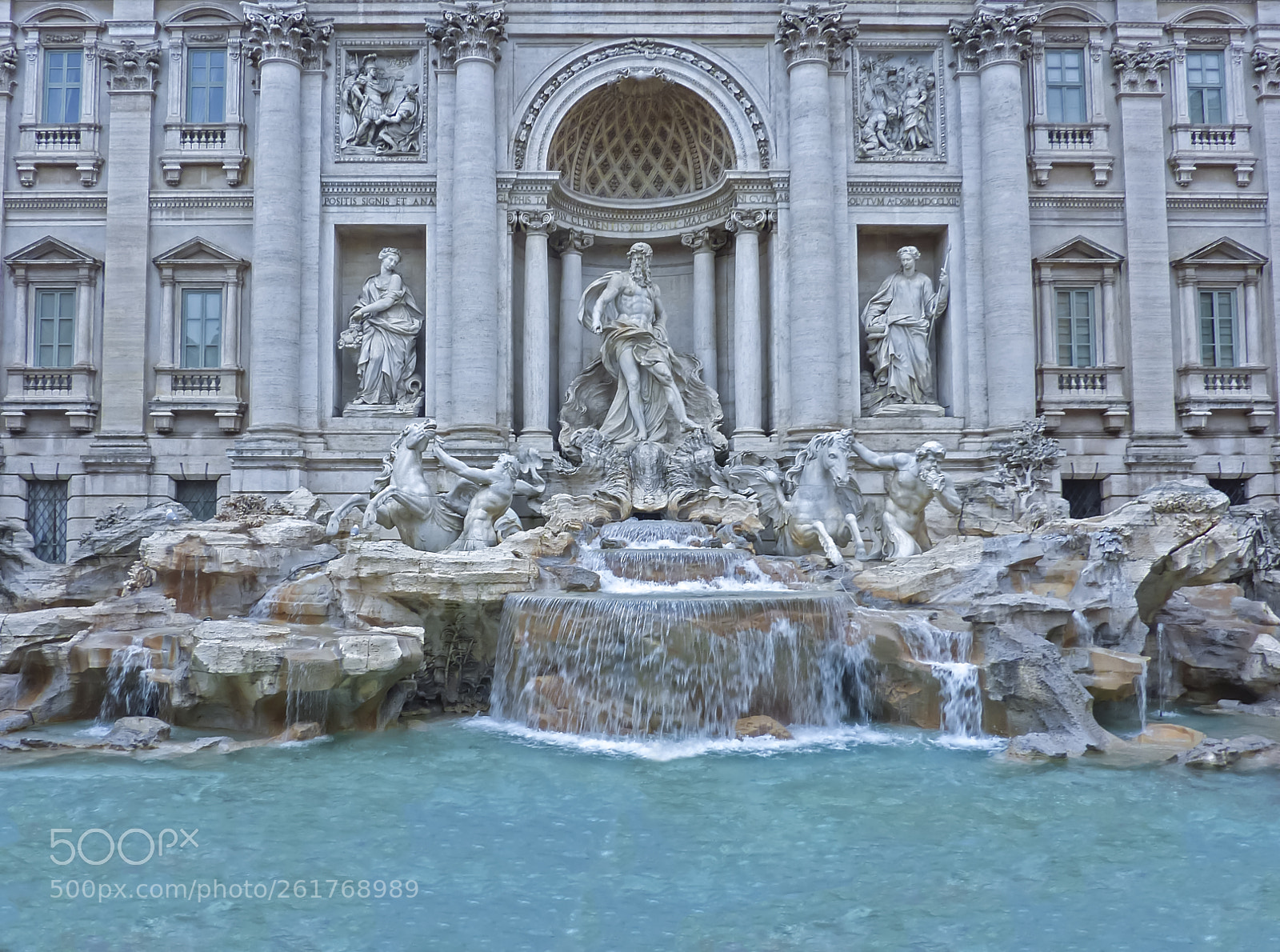 Panasonic Lumix DMC-ZS1 (Lumix DMC-TZ6) sample photo. Fontana di trevi photography