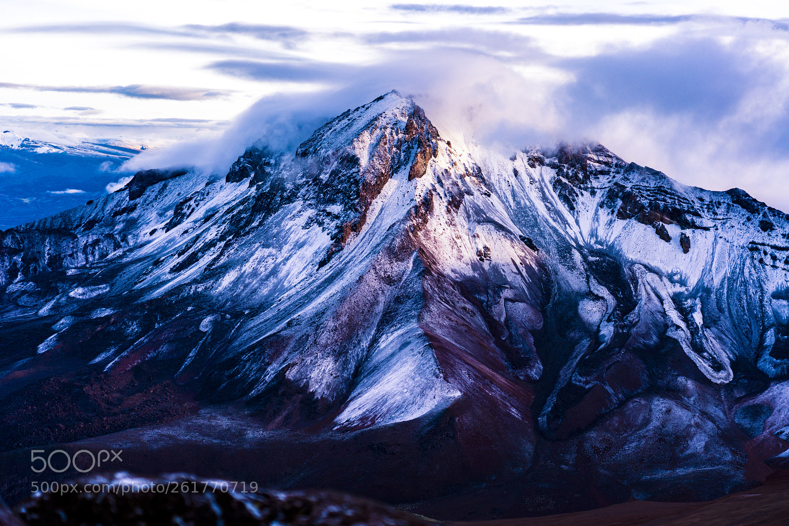 Sony a7R III sample photo. View on volcano smoking photography