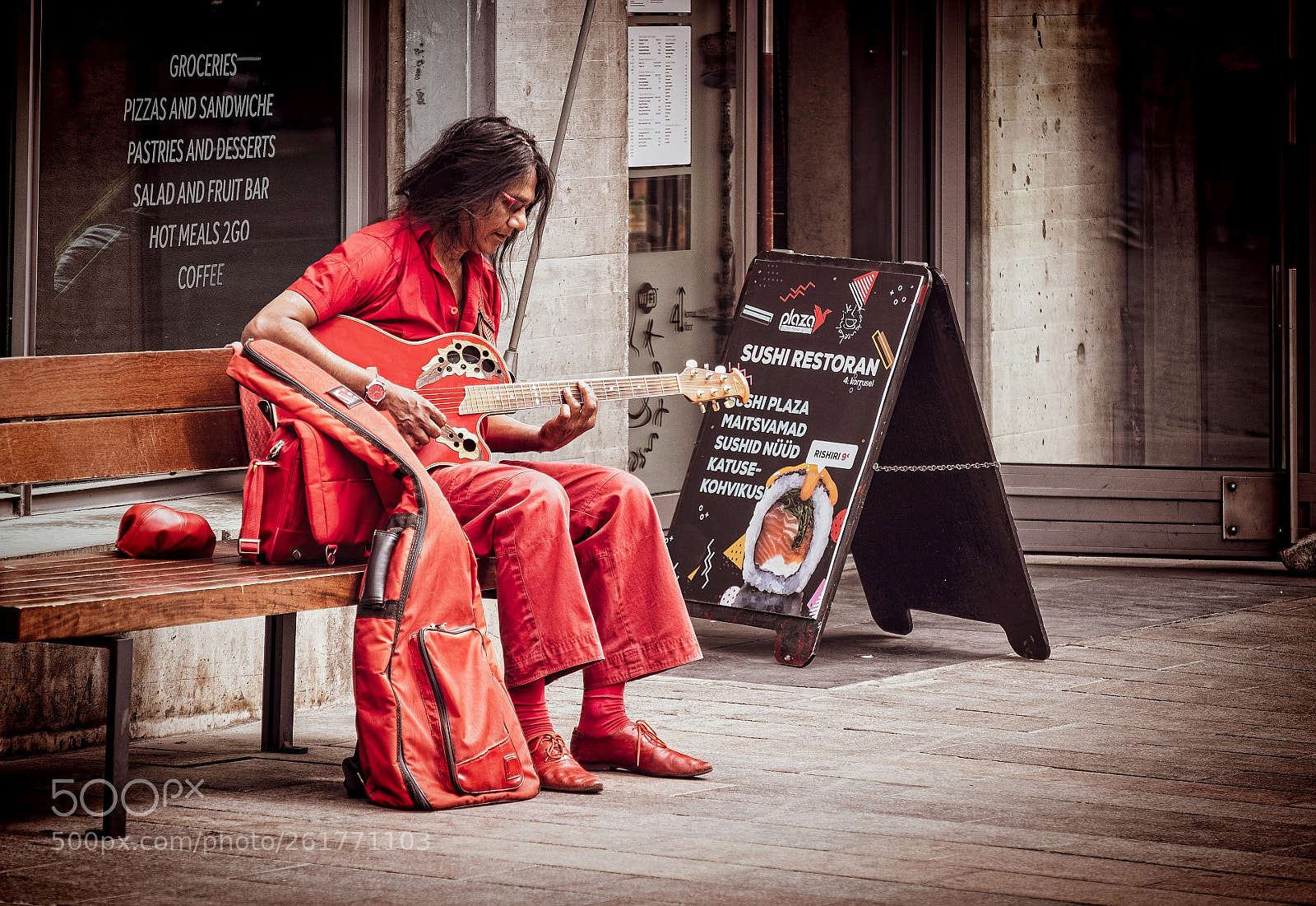Fujifilm X-T20 sample photo. Red guy photography
