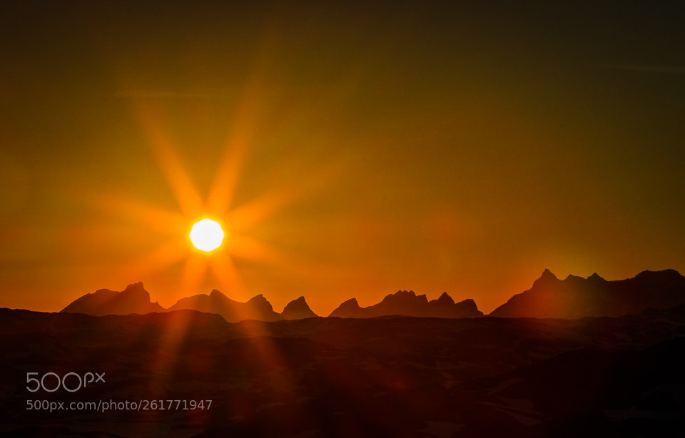 Canon EOS 80D sample photo. Sunset in jotunheimen photography