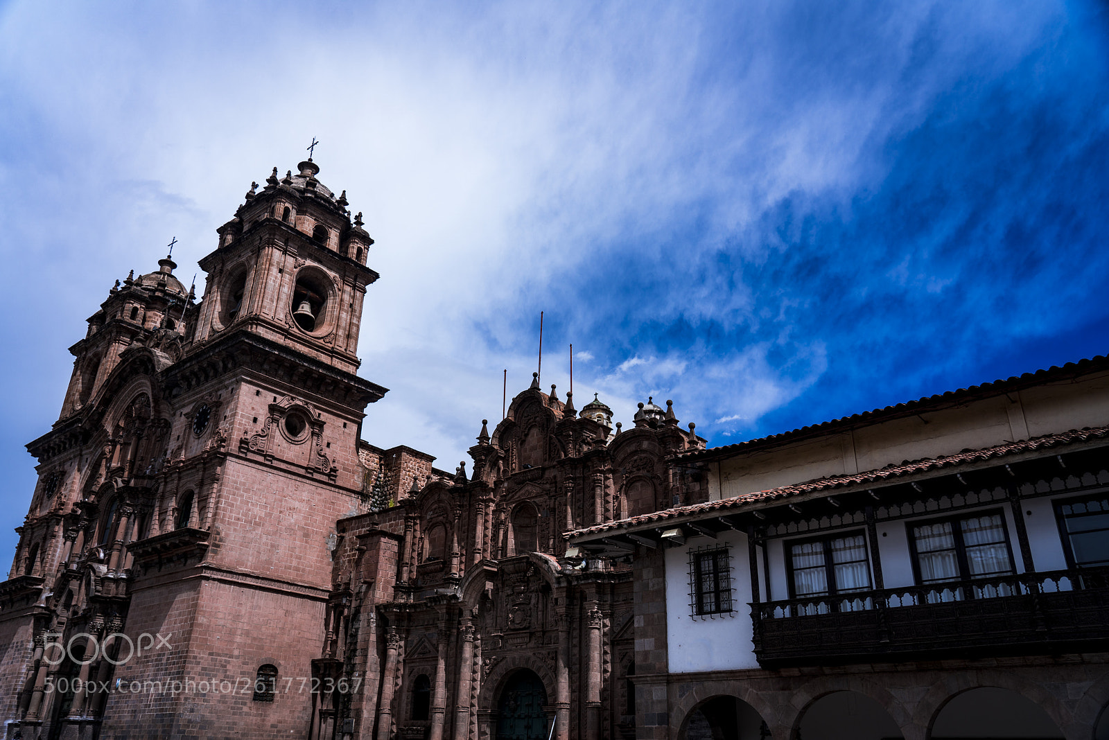 Sony a7R III sample photo. Cusco cathedral and town photography
