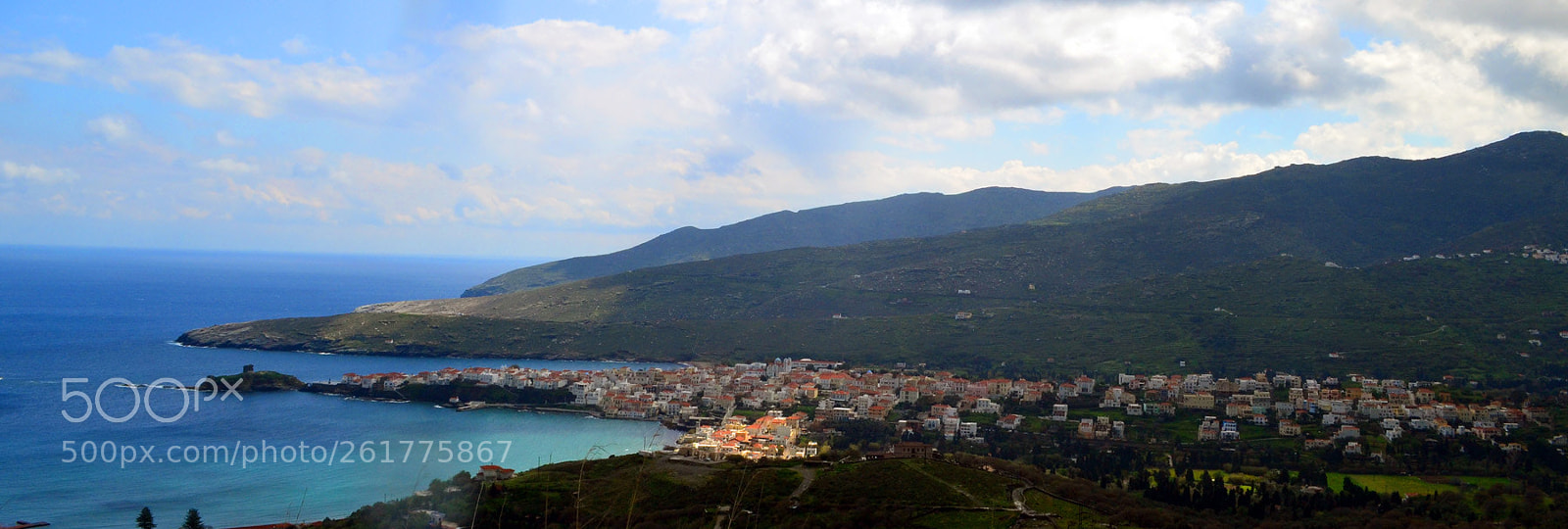 Nikon D3100 sample photo. Chora of andros island photography