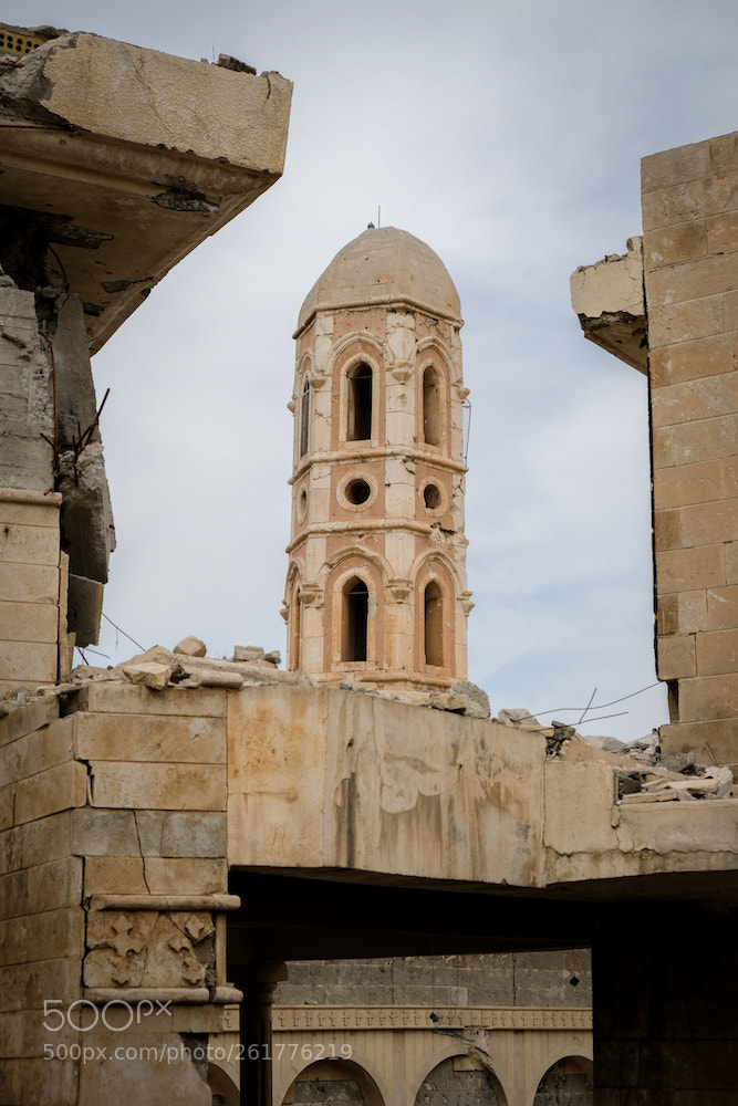 Fujifilm X-T2 sample photo. Church complex old mosul photography
