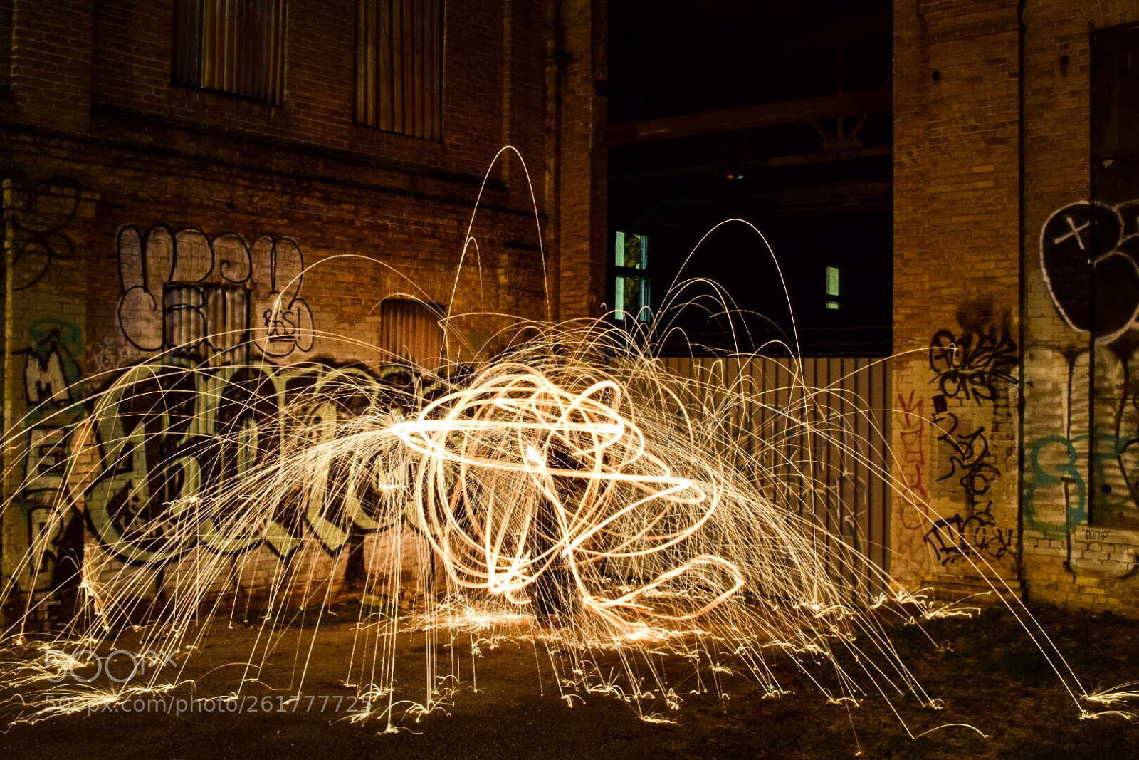 Nikon D5300 sample photo. Steel wool and graffiti  photography
