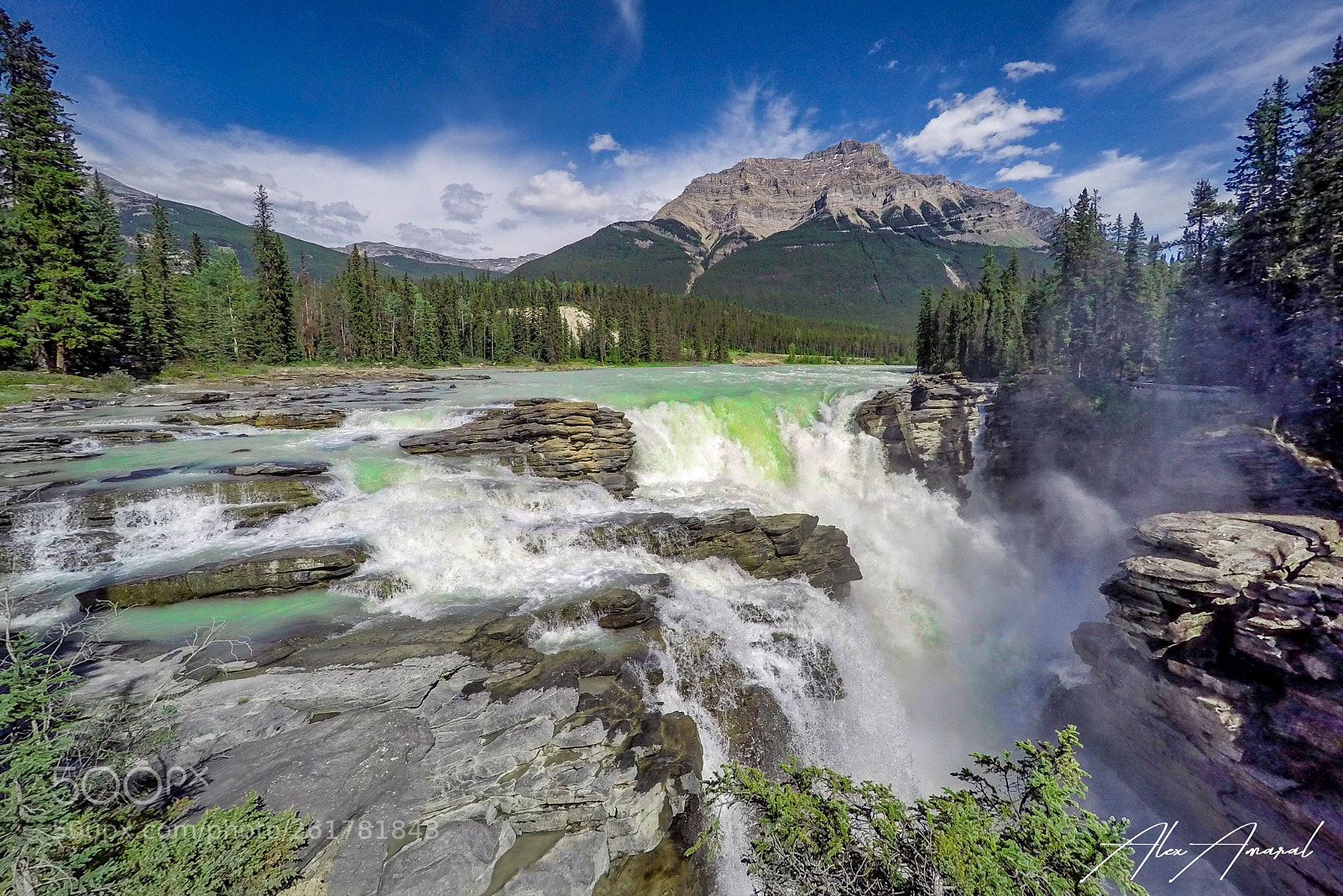 GoPro HERO4 Silver sample photo. Athabasca falls - jasper photography