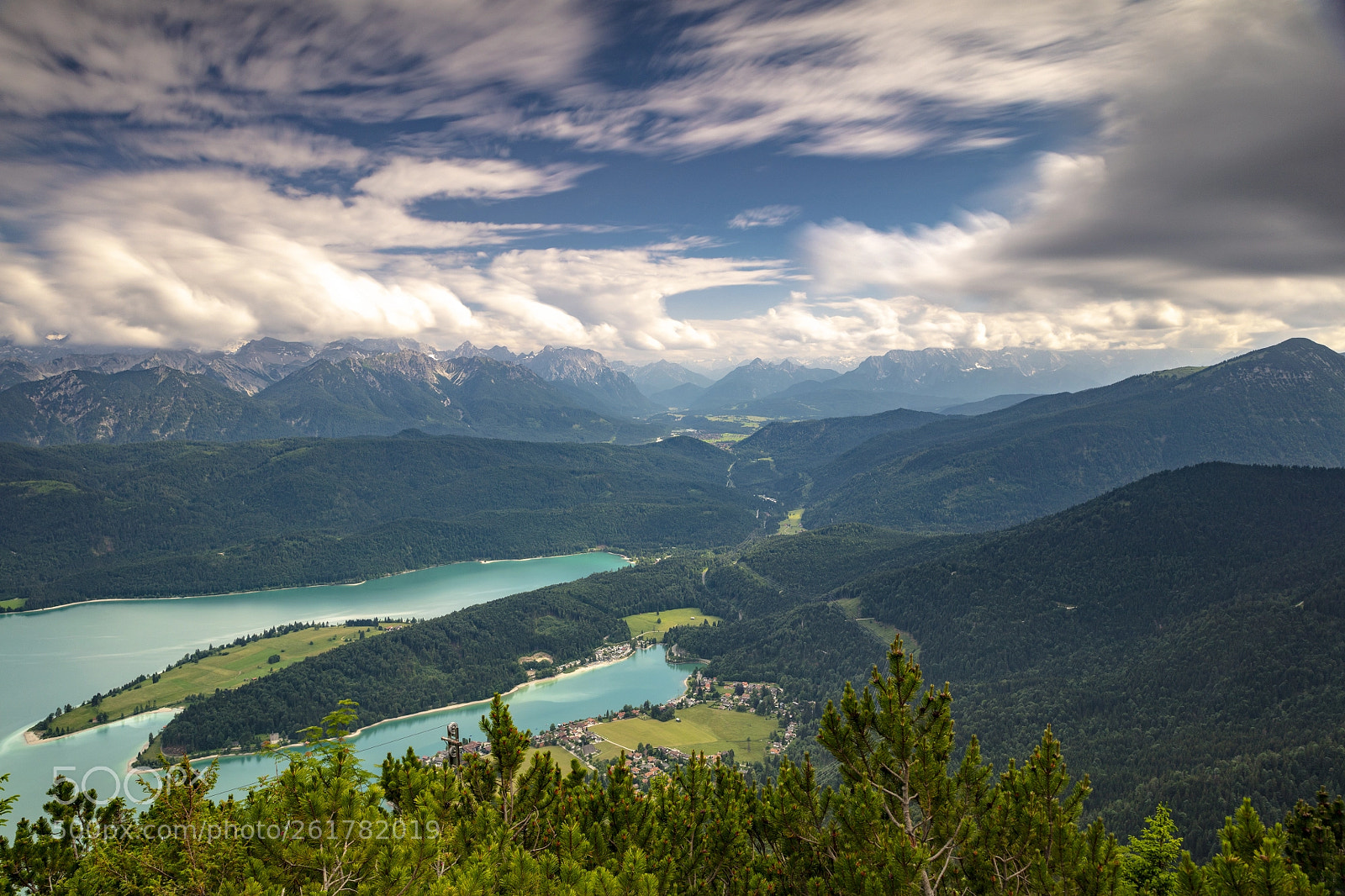 Canon EOS 5DS R sample photo. View over the walchensee photography