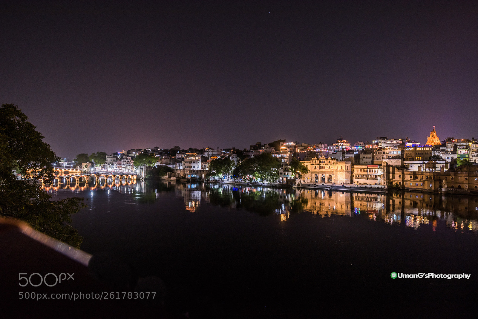 Nikon D810 sample photo. Gangaur ghat at night photography