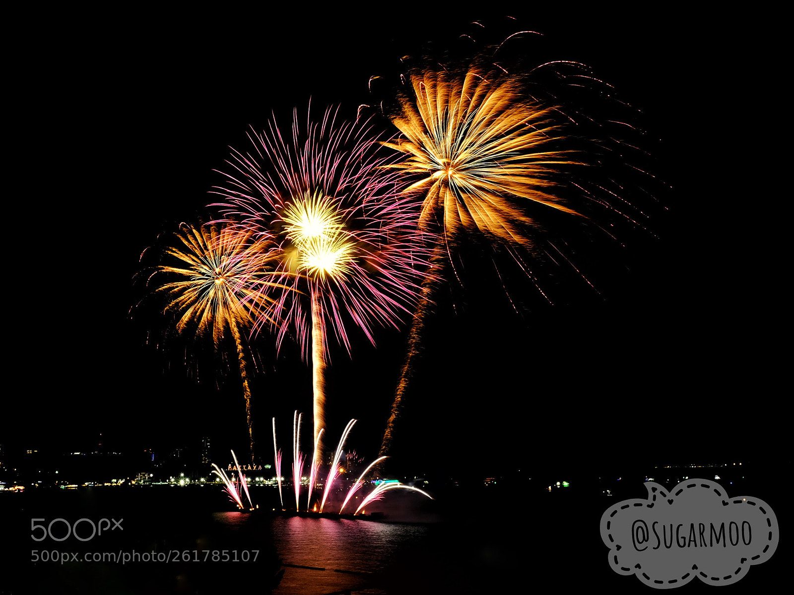 Fujifilm X-T10 sample photo. Pattaya international fireworks 2018 photography