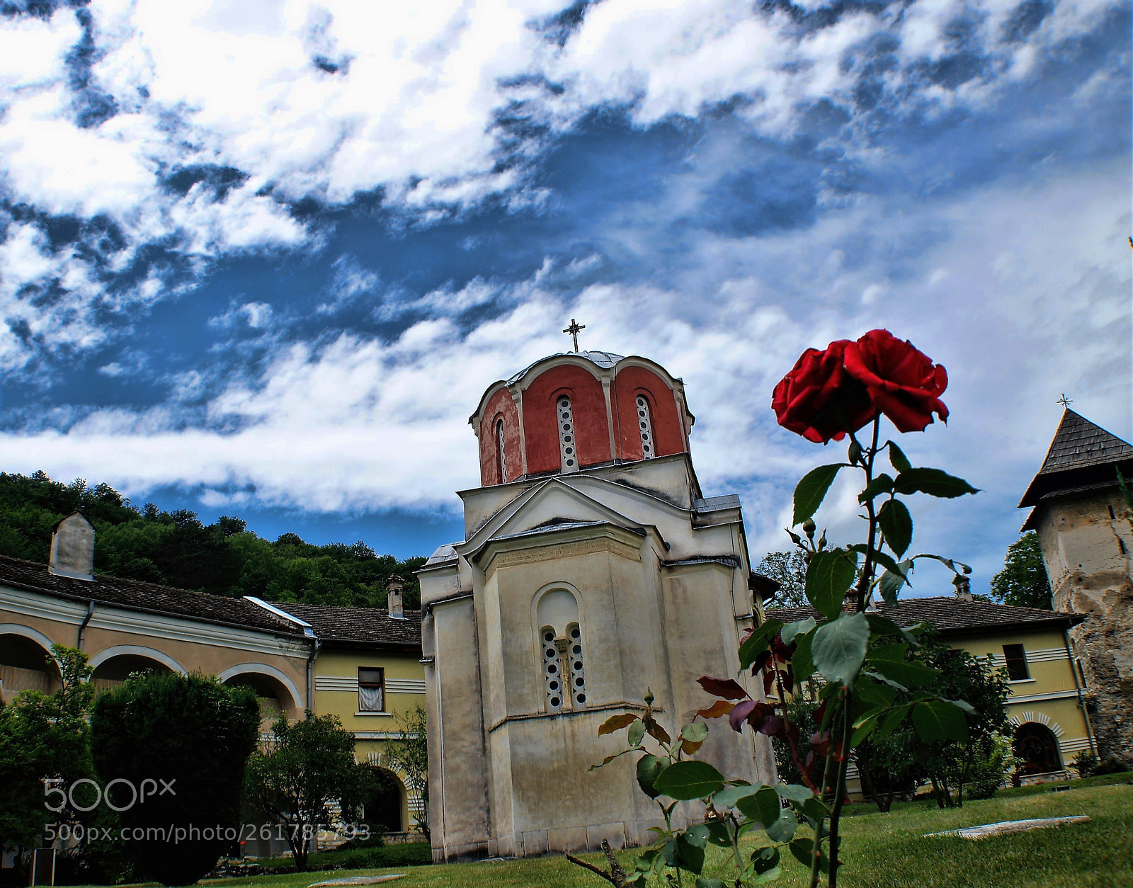 Olympus E-330 (EVOLT E-330) sample photo. Manastir studenica detalj.......... photography