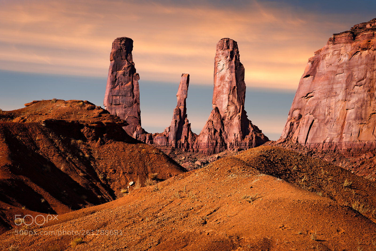 Nikon D850 sample photo. Three sisters, monument valley photography